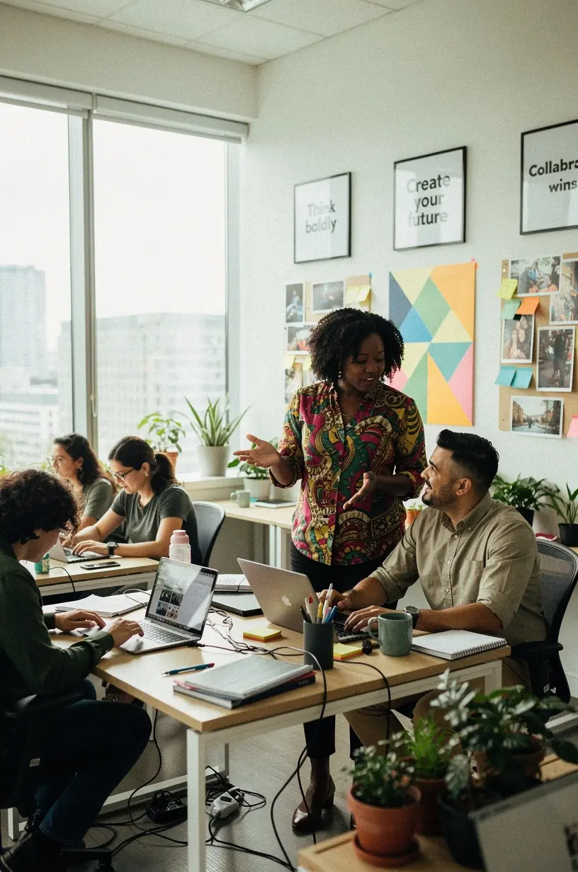 Person organizing tasks for improved productivity outcomes