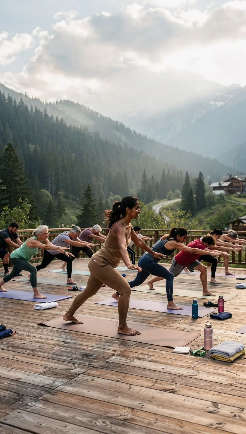 Cozy evening routine with candles and journal.